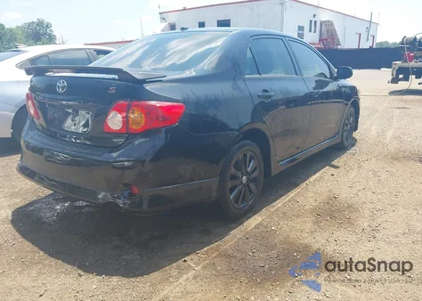 2009 Toyota Corolla S from USA, damaged, VIN 2T1BU40E09C148149